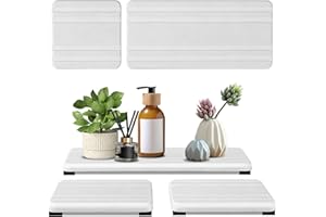 LYXEL 3PCS Water Absorbing Stone Tray, DryingNeat Diatomite Stone Sink Tray, Instant Dry Sink Coasters, Kitchen Sponge Hand Soap Holder, Bathroom Sink Vanity Trays,8 * 4inch and 4 * 4inch