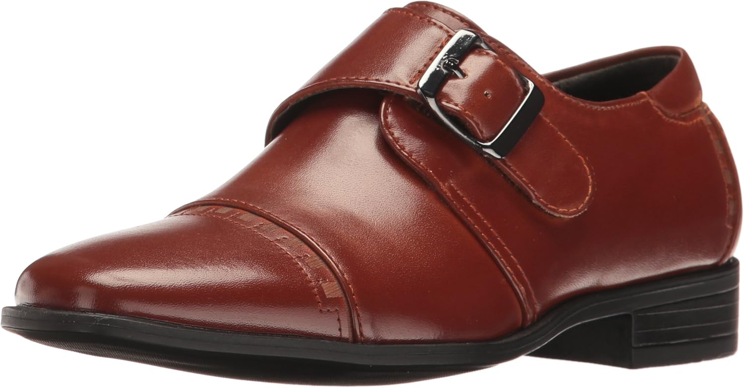 boys cognac dress shoes