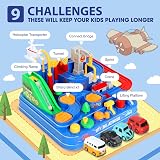 TODARRUN Car Race Track Toy 6 Buttons 9 Challenges STEM Learning 3-6 view 2