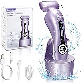 Electric Shaver for Women Electric Razor for Womens Bikini Legs Underarm Public Hairs Rechargeable Trimmer with Detachable Head Cordless Wet Dry Use