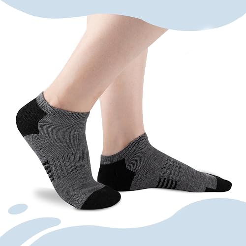 12 Pairs Girls Athletic Socks - Cushioned Ankle Socks For Sports & Daily Wear