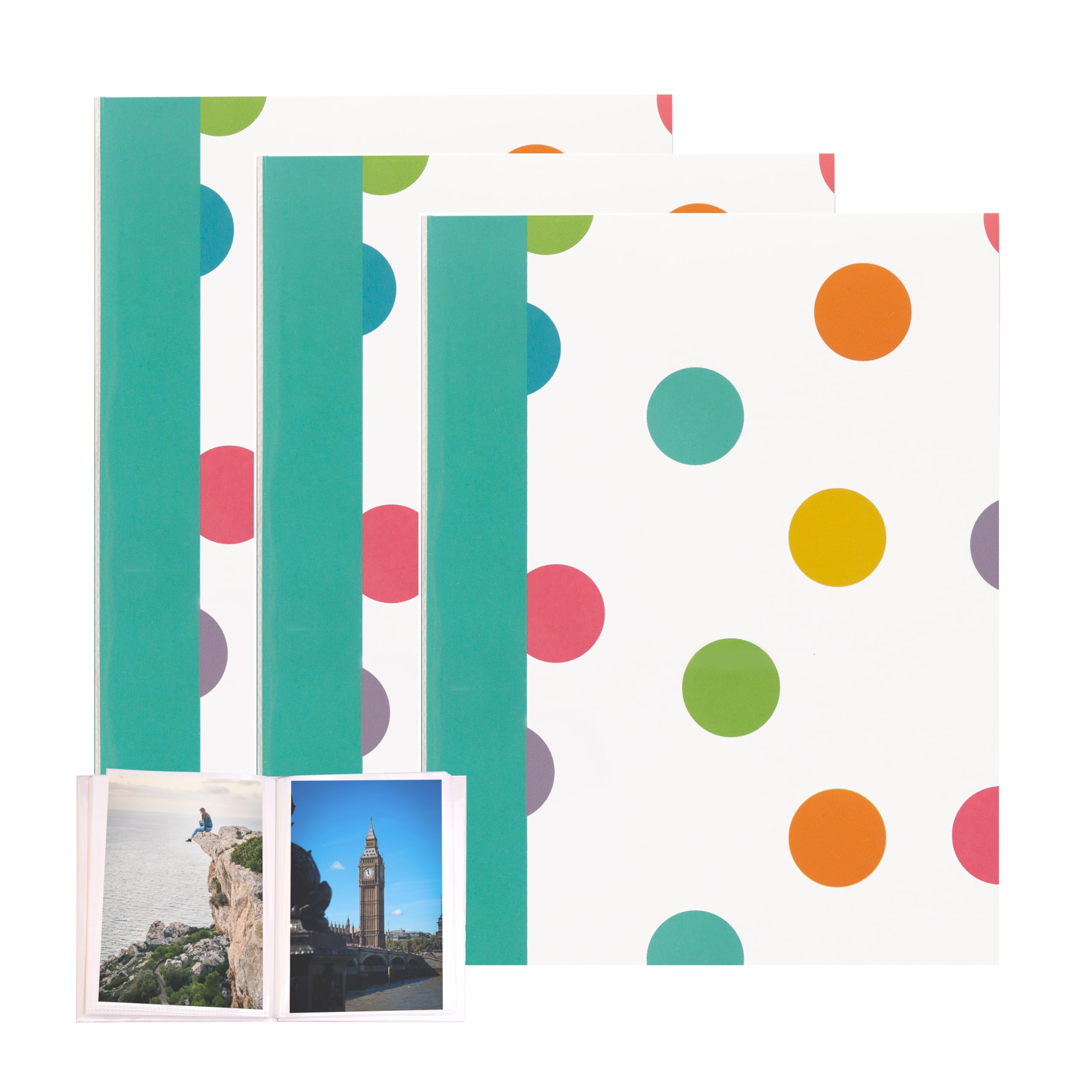 Kenro Candy Spot Colourful Mini Album for 36 Photos - Small Picture Album with 36 Photograph Storage - CN107SP (3)