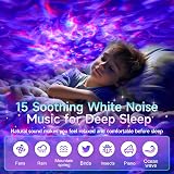 One Fire Galaxy Projector 20 Lighting Modes Bluetooth Speaker White Noise view 3