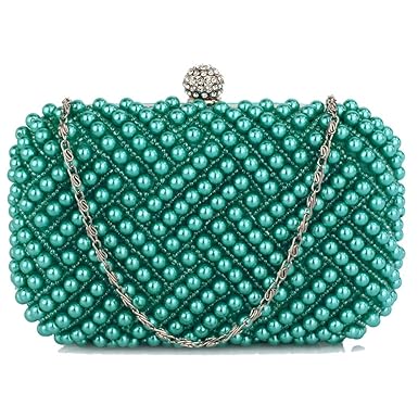 emerald green clutch bag