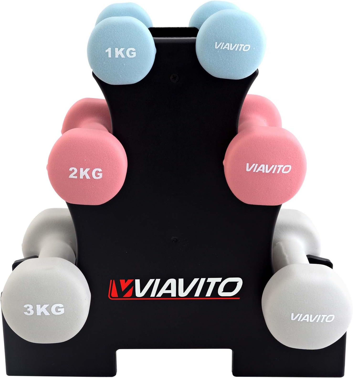 12kg Dumbbell Weights Set with Stand