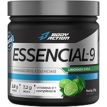 Bodyaction - Essencial 9 EAA Aminoácios Essenciais 225g Sabor