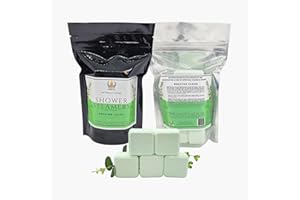 Wildfire Aromatics Breathe Clear Aromatherapy Blend Shower Steamers for Stress & Respiratory Relief – Eucalyptus & Peppermint