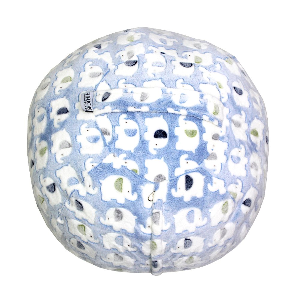 BIGZAIZE Great Touch-Feeling Soft Stuffed Animal Storage Bag Best Solution for Kids Numerous Toys27'' (Elephant)