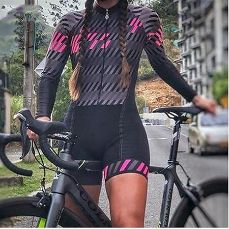 Amazon Co Jp サイクリングスーツ女性 女性用ジャージーワンピースドレス長袖自転車レーストライアスロンサイクリング Color 6 Size Xxx Large ホーム キッチン