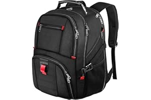 YOREPEK Travel Backpack, Extra Large 50L Laptop Backpacks for Men, Water Resistant College Backpacks Airline Approved Busines