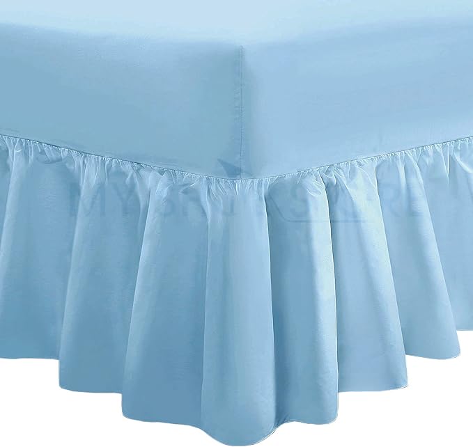 Valance Fitted Sheets Combed PolyCotton Plain Dyed Non Iron Percale