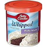 Betty Crocker, Ready-to-Serve, Soft Whipped Frosting, Fluffy White, 12-Ounce Tub (Pack of 3)