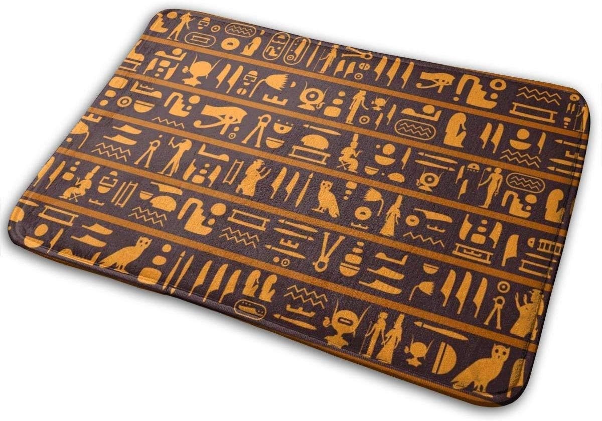 N/A Yount Ancient Egyptian Hieroglyphs Super Absorbent Coral Fleece