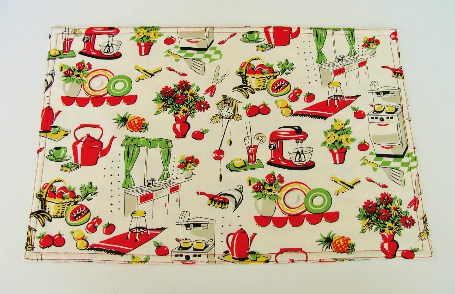 Fifties Kitchen Placemats (Sold Individually) Handmade