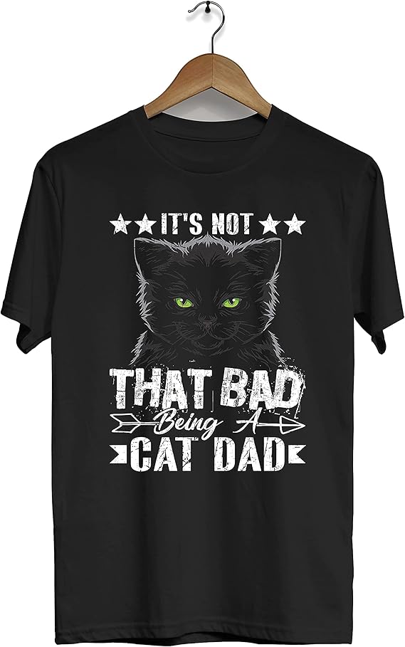 funny cat dad shirts