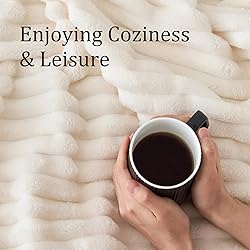 BEDELITE Fleece Throw Blanket for Couch, 300GSM
