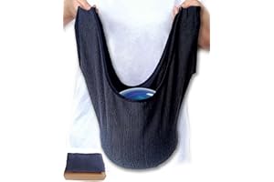 CCFREELIFE Pro-Grade Bowling Ball Cleaner Bag, Dual-Side Oil Lock Microfiber Towel for 6-16 lb Balls, Heavy-Duty Seesaw Design, Machine Washable,Gift Ready