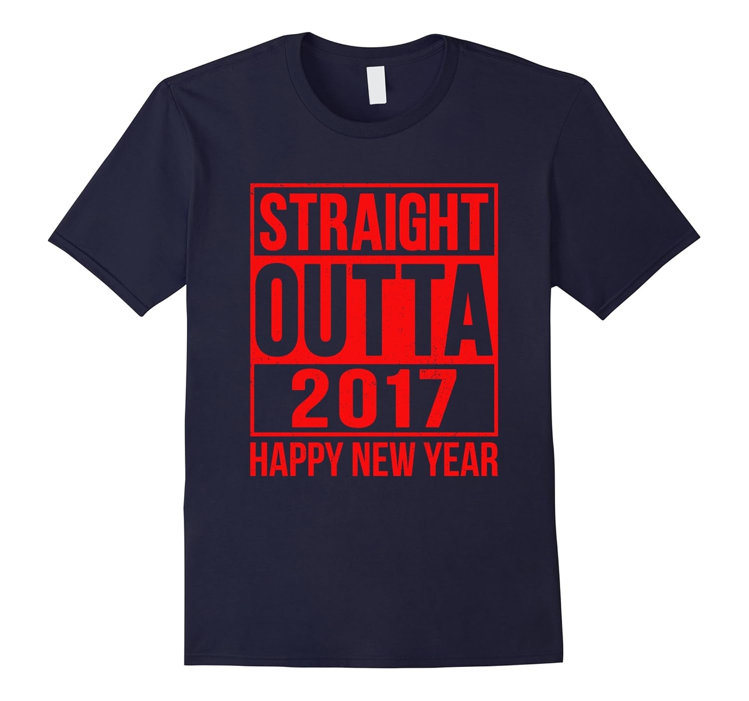 New Year's Eve T-Shirt Straight Outta 2017 For 2018-ANZ