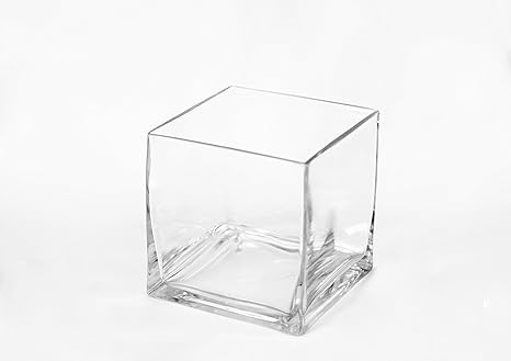 102 X 102 Cm Piazza Cubo Di Vetro Trasparente Vaso