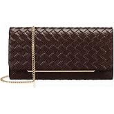 nodeber Women's Clutch Purse with Detachable Strap | Evening Handbags for Parties and Weddings