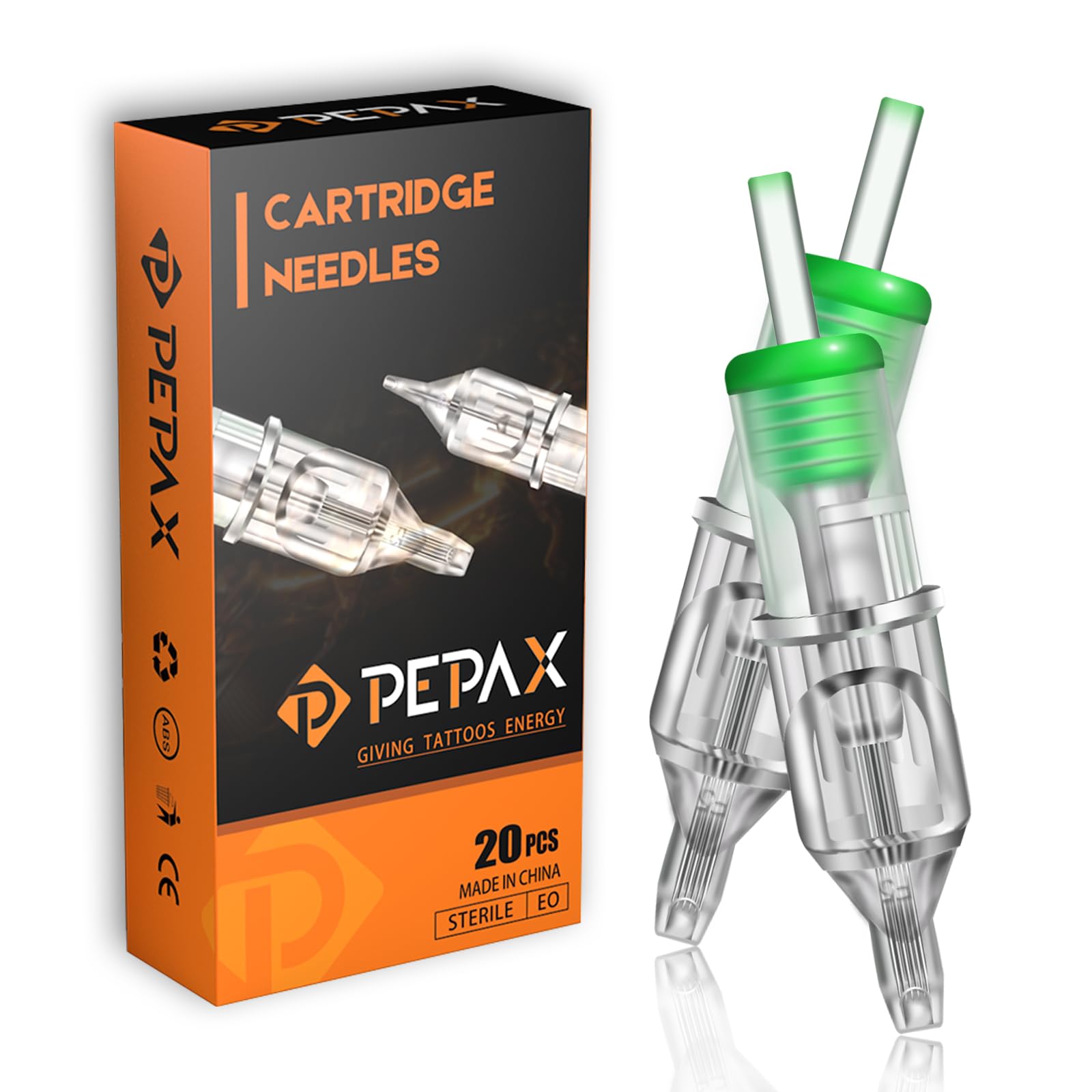 Tattoo Cartridges Needles - PEPAX 20Pcs 1209M1 Cartridge Needles Tattoo