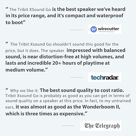 tribit xsound go argos