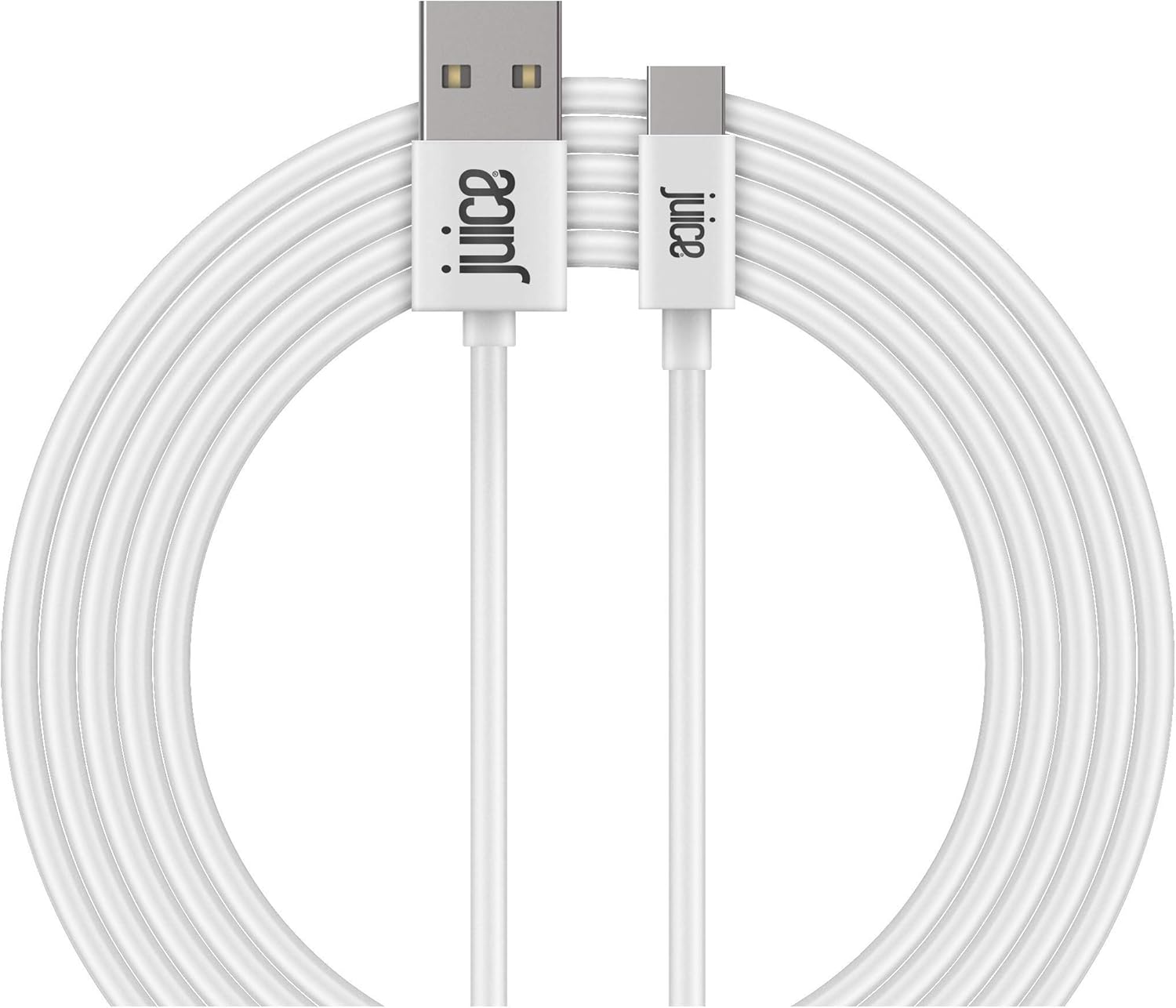 Juice USB Type C 3m Charger and Sync Cable for Samsung Galaxy S20, S10, S9, S8, S20 Plus, Huawei P30, P20, Sony