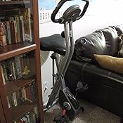 exerpeutic folding magnetic upright bike with pulse review