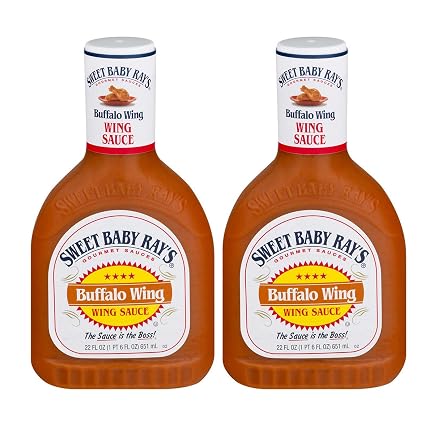 Amazon Com Sweet Baby Ray S Gourmet Barbecue Marinade Sauces 16fl Oz Gluten Free Buffalo Wing Sauce 16 Ounce Pack Of 2 Grocery Gourmet Food
