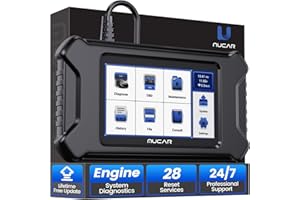 MUCAR OBD2 Scanner, Car Scanner with 28 Reset Services and Engine System, Scan Tool for All Cars and Update Free Lifetime