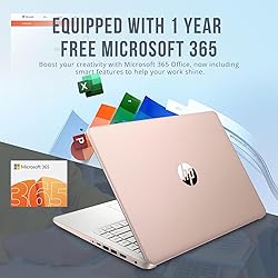 HP 2024 Stream 14" HD Thin and Light Laptop, Intel