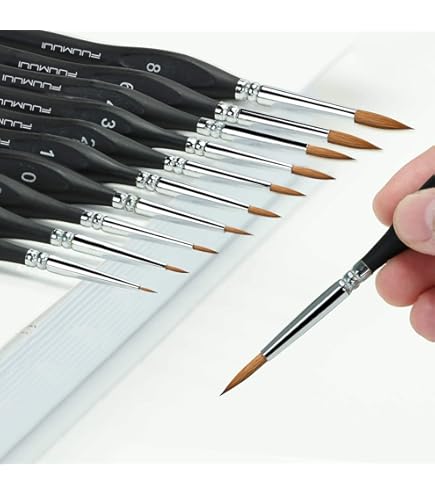 Winsor et Newton KOLINSKY Sable Round séries 7 N°9