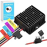36V 48V to 12V 20A Step Down Converter-Golf Cart Voltage Reducer with Fuse|36V 48V to 12V Converter for Golf cart 20A 240W DC to DC Converter Waterproof for RV Accessories, Forklifts &amp; Solar Systems