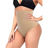 Womens Thong Shapewear Mid to High Waisted Shaper Thong WN0017