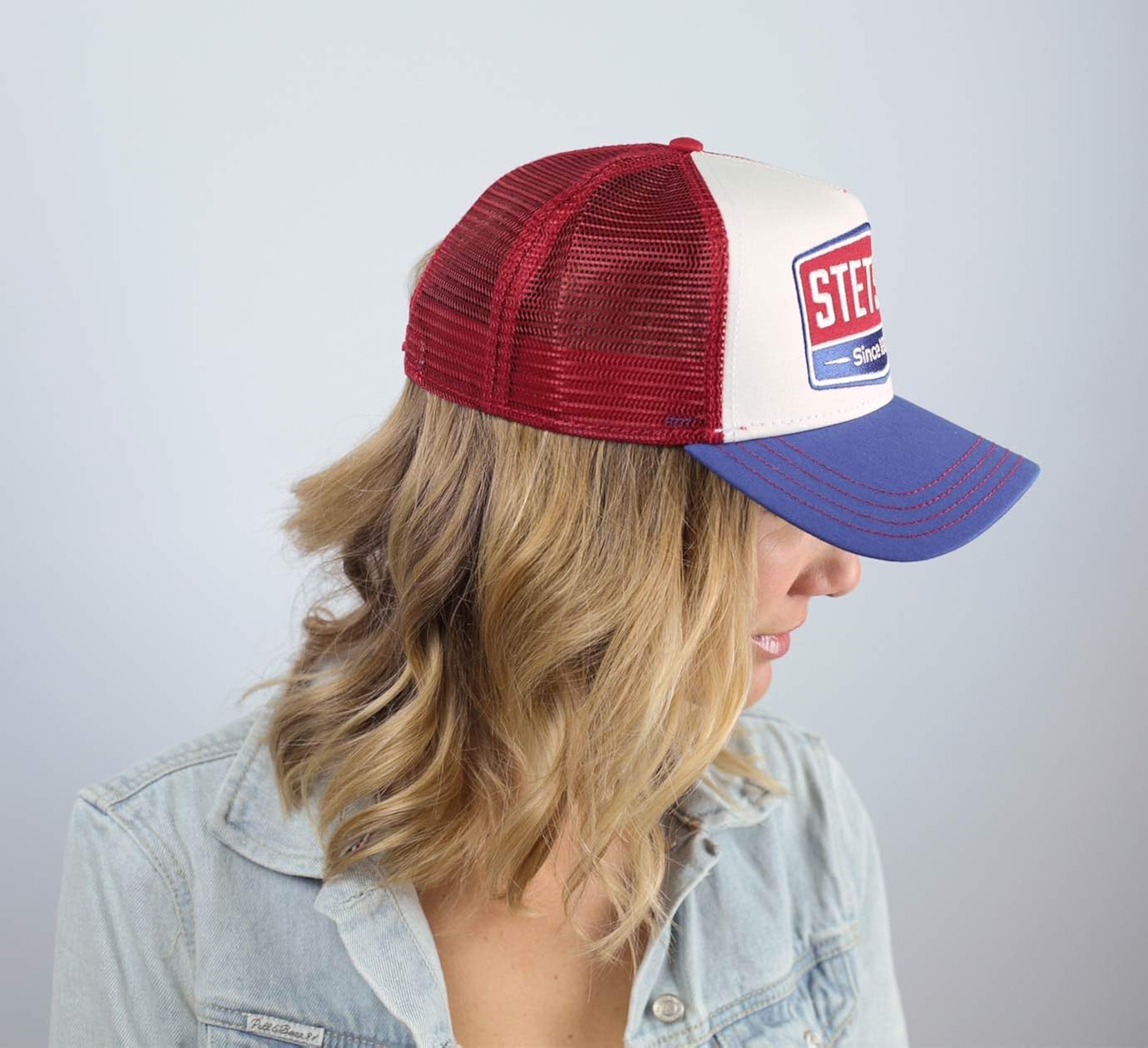 Sitzen Silber Pellet Stetson Trucker Cap Gasoline Vorsichtig Beweise Koharent