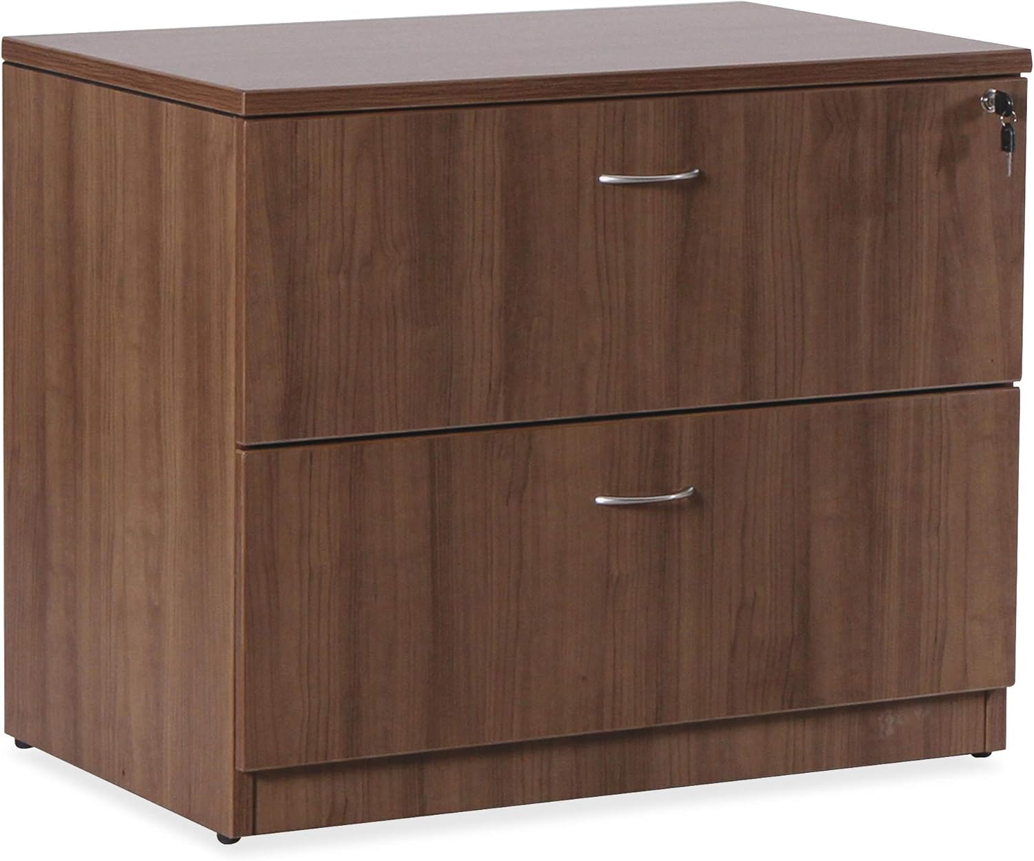 Lorell Essentials Lateral File, Walnut Top, Laminate Top: Furniture & Decor