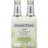 Fever-Tree, Water Tonic Sparkling Cucumber, 27.2 Fl Oz, 4 Pack