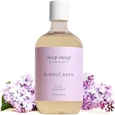 Deep Steep Bubble Bath, Lilac Blossom, 17oz, Hypoallergenic | Hypoallergenic, Clinically Tested, Clean Formula for Sensitive Skin, Sulfate-Free, Essential Bath Accessories