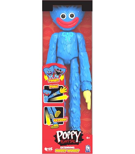Poppy Playtime - Huggy Wuggy Deluxe Face-Changing Action Figure