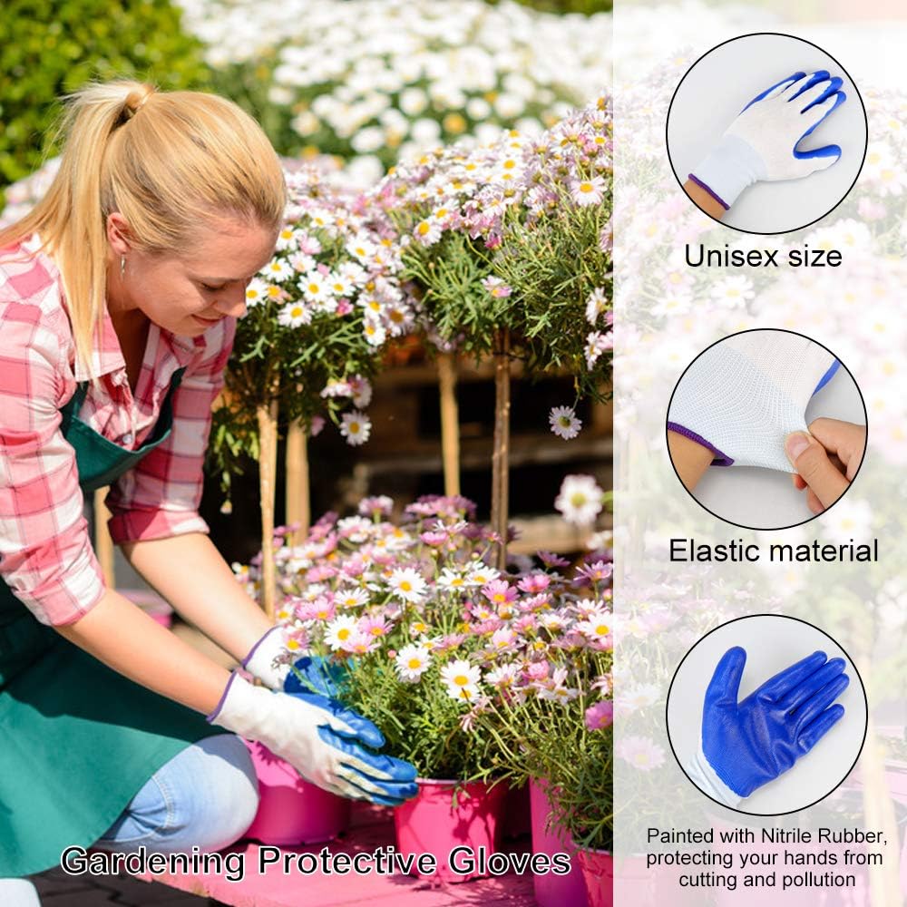Zoyomax 2 Pack Hand Weeder with Wood Handle, Manual Weed Puller Stainless Steel Bend-Proof Dandelion Weeder for Garden Weeding Farmland Transplant, Plus a Pair of Protective Gloves : Garden & Outdoor