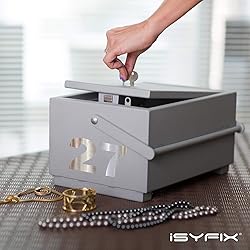 iSYFIX Silver Brushed Vinyl Numbers Stickers – 3
