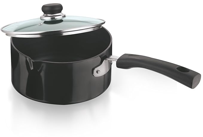Vinod Cookware Sauce Pan with Lid, 1.7 litres