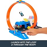 Hot Wheels Super Police Station Track Set 1:64 Die-Cast Car JBM71 view 3