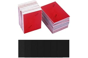 DUSKEEP 18 Pcs 320-2500 Grit Sanding Sponge Sandpaper Assortment, Soft and Cozy Sponge Wet Dry Sandpaper Ultra Fine Sandpaper, Sanding Pads, Sand Paper for Wood Furniture, Models, Phone Cases, Metal Surfaces