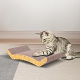 Nobleza 2Pcs Cat Scratching Board Reversible Curved Cardboard 44x22x8 cm view 9