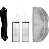YAXRO Compatible for 360 X90, X95, S6 Pro, S9 Robot Vacuum Cleaner Replacement Parts Accessories Main Side Brush Hepa Filter Mop Cloth(Set E)