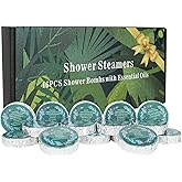 16 Pack Shower Steamers Aromatherapy - Natural Essential Oil Shower Bombs for Relaxation, Stress Relief & Self Care, Gift for Women & Men (8 Scents, 2 Each)
