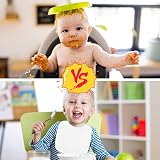 ALAHUGYEF Baby White Bibs 12 Pcs Waterproof Cotton Dribble Teething Feeding view 4