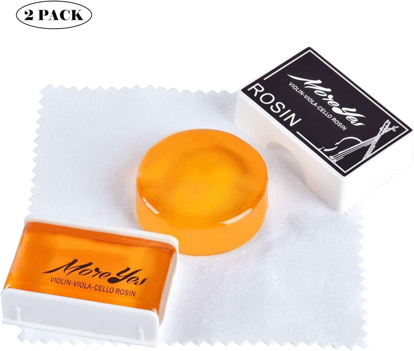 String Rosin for Violin Viola and Cello Rosin for Bows (yellow RR 2 pack)