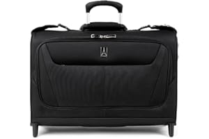 Travelpro Maxlite 5 Softside Lightweight Carry-On Upright 2 Wheel Rolling Garment Bag, Men and Women, Black, 22-Inch